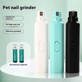 Pet Nail Grinder Dog Cat Battery Model Nail Trimmer Large And Small Dogs Nail Clippers Pet Grooming Tools Pet Products